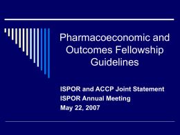 Fellowship Guidelines: Training Requirements