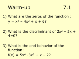 Warm-up 5.1