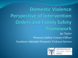 Legal implications of domestic violence