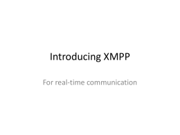 Introducing XMPP