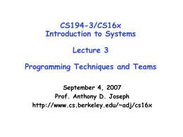 Lecture 1: Course Introduction and Overview