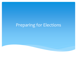 Preparing for Elections - Hennepin County, Minnesota