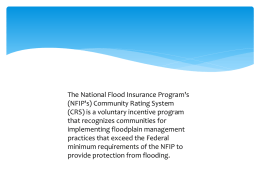 IMPACT OF NEW MAPS ON FLOOD INSURANCE RATES
