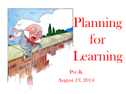 Planning for Learning