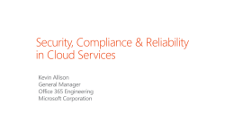 Office 365 Security - CWAG Conference of Western Attorneys
