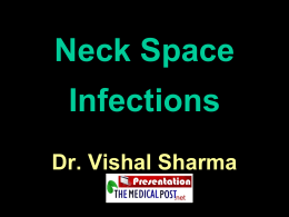 Neck space infections