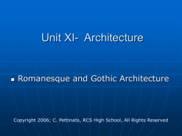 ROMANESQUE ARCHITECTURE 1000