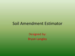 Soil Amendment Estimator - Great Pumpkin CommonWealth