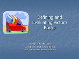 Evaluating Picture Books - Glendale Community College