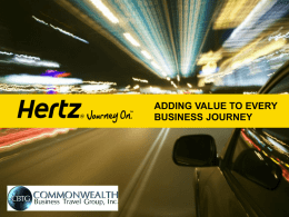 Hertz…creating competitive advantage for its partners