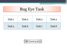 22 Bug Eye Task