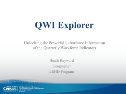 QWI Explorer