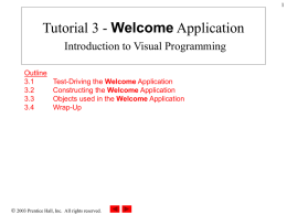 Deitel PowerPoint Slides - University of Wisconsin&ndash;Parkside