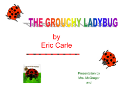 THE GROUCHY LADYBUG by Eric Carle