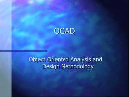 OBJECT ORIENTED TECHNOLOGY
