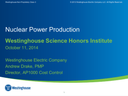 Westinghouse Science Honors Institute