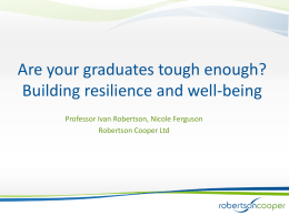 Resilience - Robertson Cooper