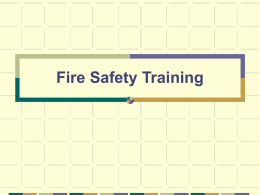 Fire Safety Training - Massachusetts General Hospital Home
