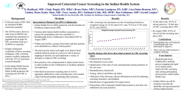 Improved Colorectal Cancer Screening in the Indian Health