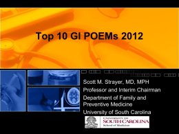 Top 10 POEMs 2011-2012