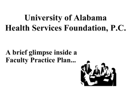 University of Alabama Health Services Foundation, P.C.