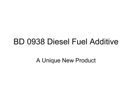 BD 0938 Diesel Fuel Additive