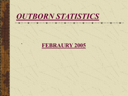 OUTBORN STATISTICS