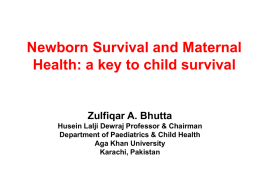 Maternal and Child Health: a global perspective