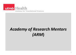 Academy of Research Mentors Members