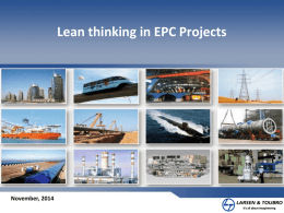 Lean Thinking in EPC Projects