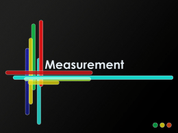 Measurement - Powerpoint