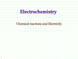 Electrochemistry Lecture - IB Chemistry revision notes and