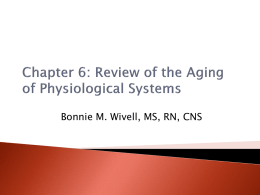 Review of the Aging of Physiological Systems