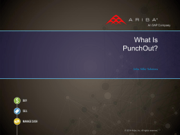 What is PunchOut?