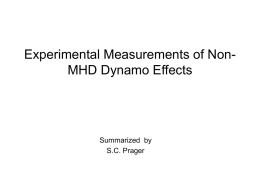 Experimental Measurements of Non