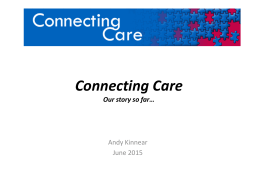 Connecting Care Board Update