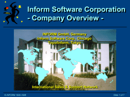 INFORM Software Corporation -