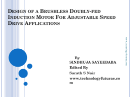 Design Of A Brushless Doubly-fed Induction Motor For