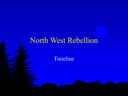 North West Rebellion - Shaw Communications