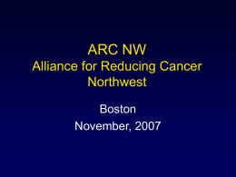 ARC NW Planning Meeting