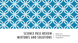Science PASS Review - Clover School District / Homepage