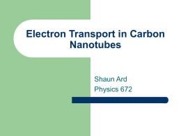 Electron Transport in Carbon Nanotubes