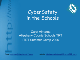 CyberSafety PowerPoint