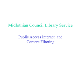 Public Internet Access in Midlothian
