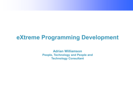 eXtreme Development - British Computer Society