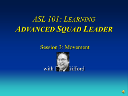 ASL Session 3 - Russ Gifford