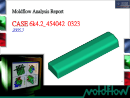 Moldflow report