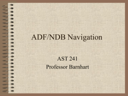 ADF/NDB Navigation - Ascension