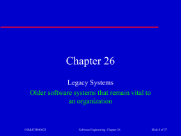 Legacy Systems - University of Houston