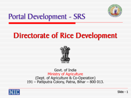 Portal Development - SRS